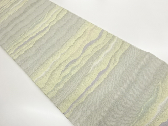 JAPANESE KIMONO / KIMONO FOR SUMMER ALTERNATING HORIZONTAL STRIPE PATT